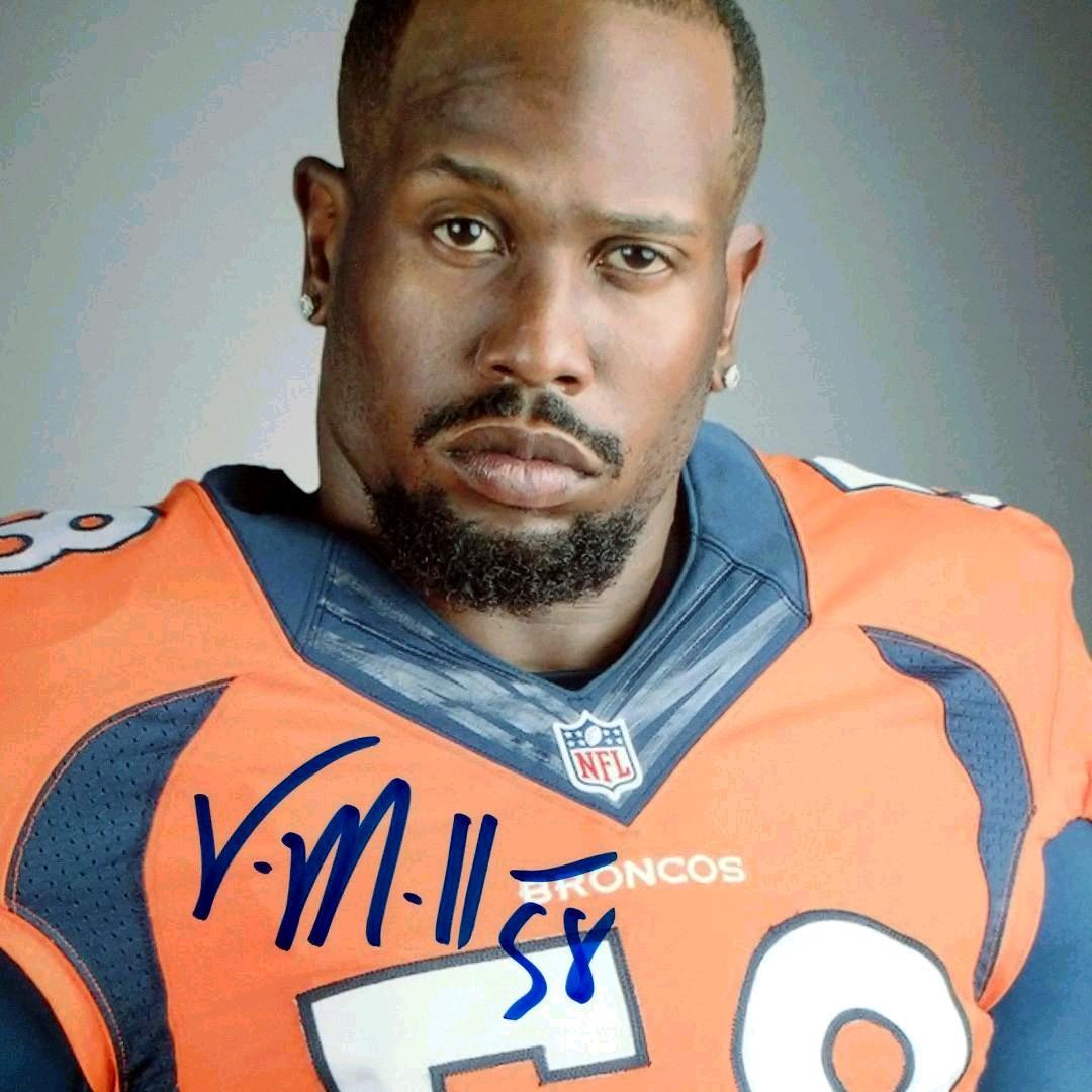 ボン・ミラー直筆サイン入り写真…アメリカンフットボール…