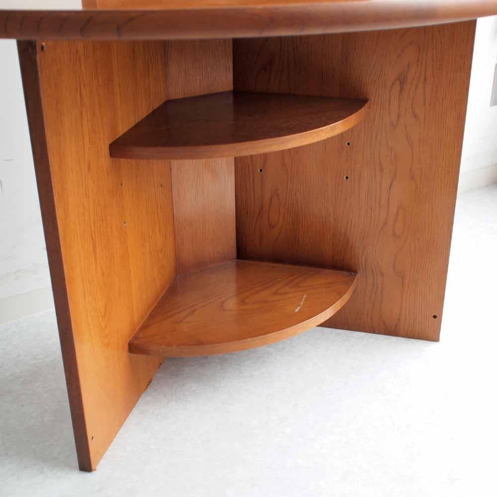 90s カリモク コーナーテーブル ワークデスク ZR24447 - メルカリ