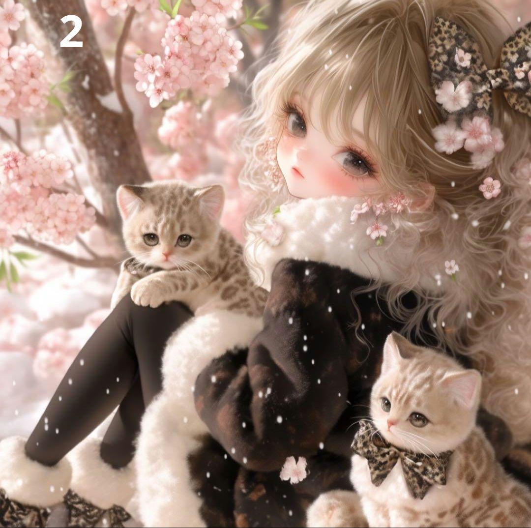 ⭐時間限定パネル⭐ ① 女の子パネル生地 ♡オーダー受付中