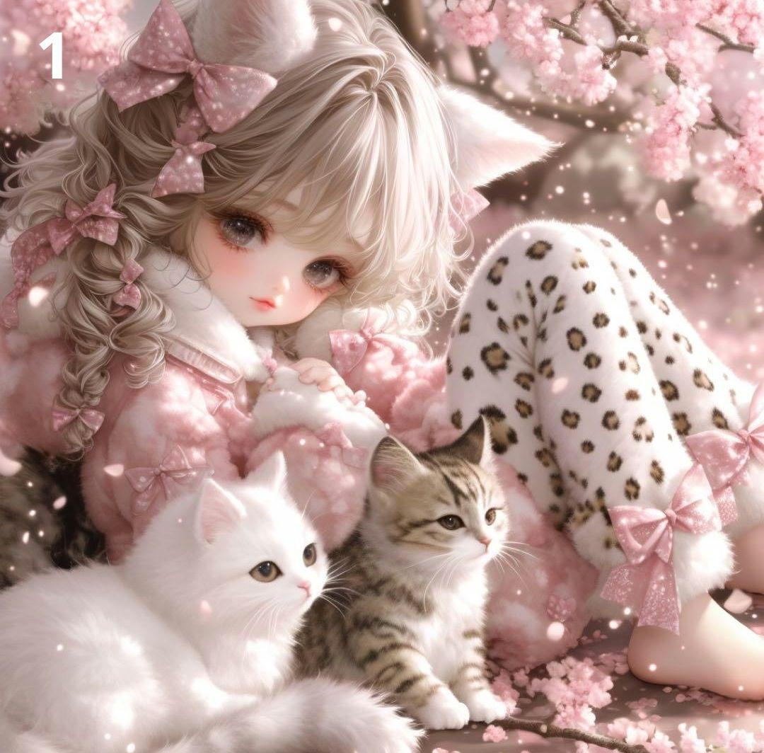 ⭐時間限定パネル⭐ ①　女の子パネル生地　♡オーダー受付中♡　ハンドメイド