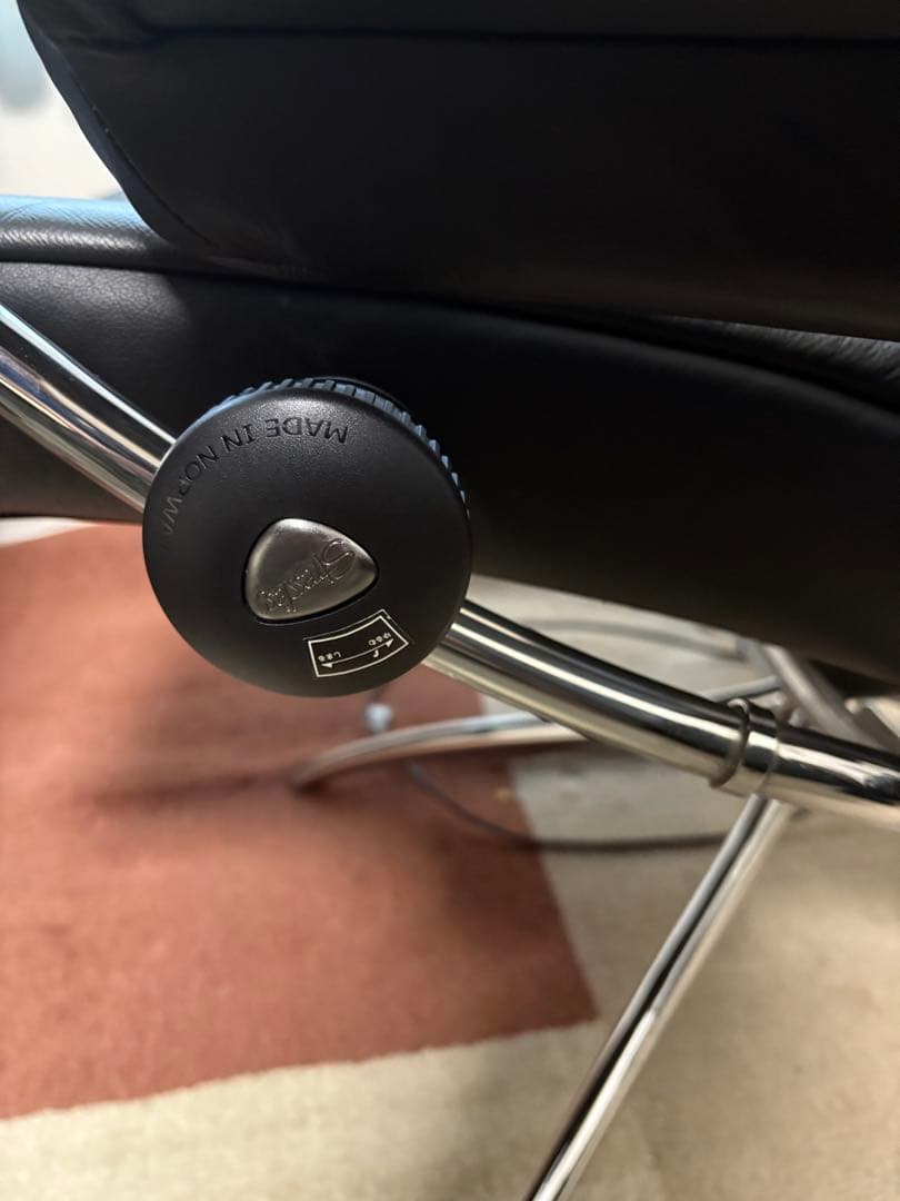 極美品 Lサイズ エコーネス 本革リクライニングチェア ストレスレス①