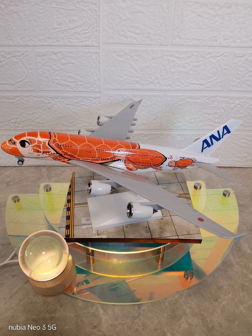 ●a380 フライング ホヌ ダイキャスト 模型1/230