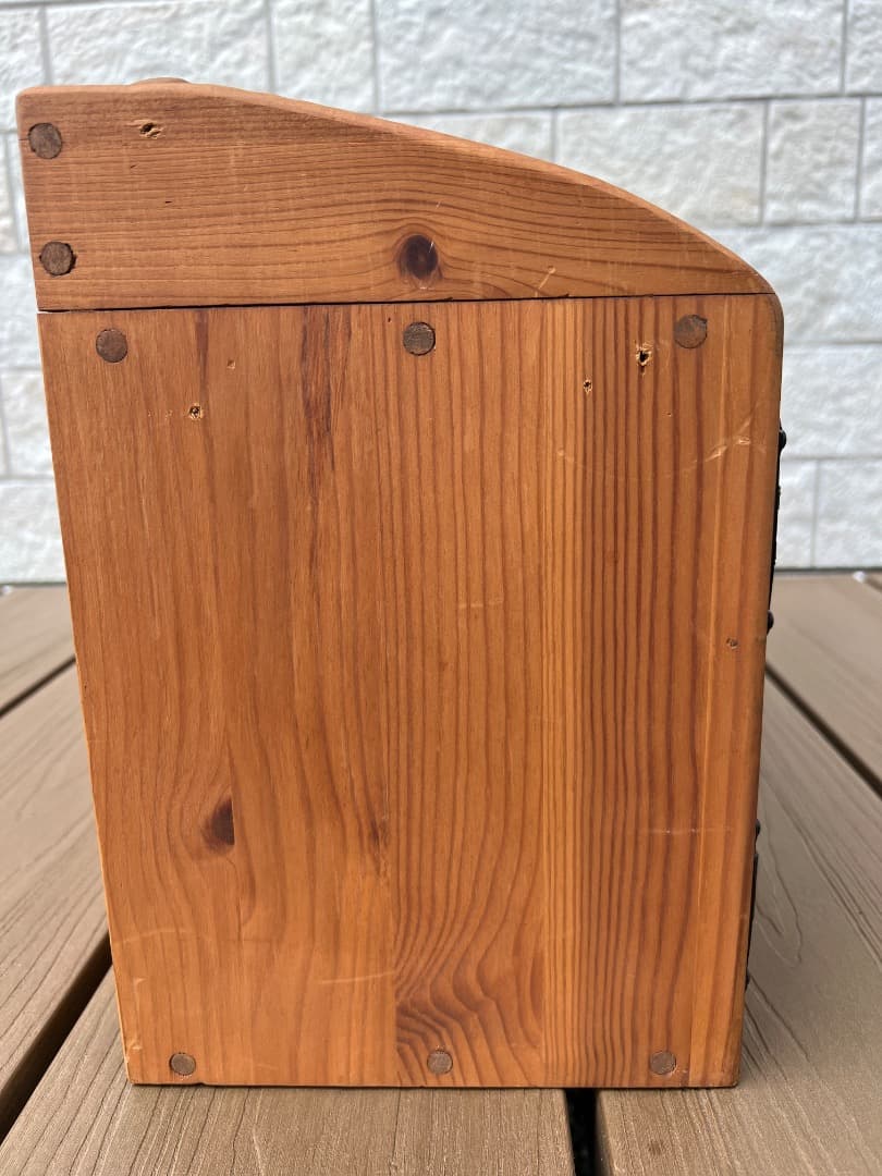 ⭐️【希少】ビンテージの古いカントリー家具：小物収納ケース