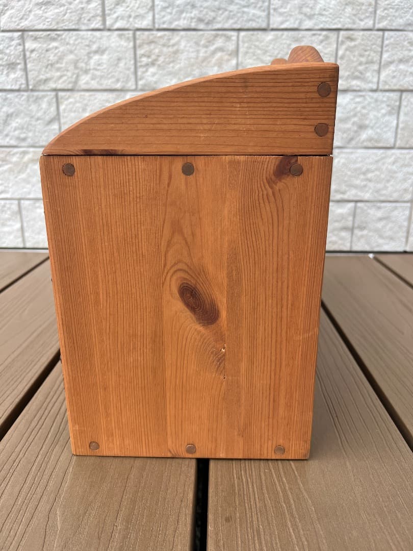 ⭐️【希少】ビンテージの古いカントリー家具：小物収納ケース