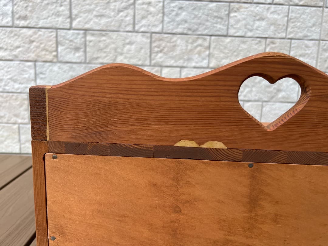 ⭐️【希少】ビンテージの古いカントリー家具：小物収納ケース