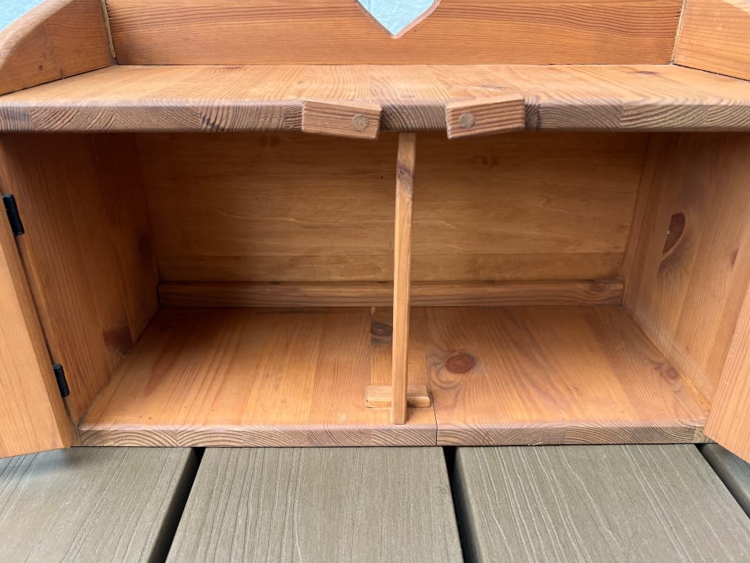 ⭐️【希少】ビンテージの古いカントリー家具：小物収納ケース