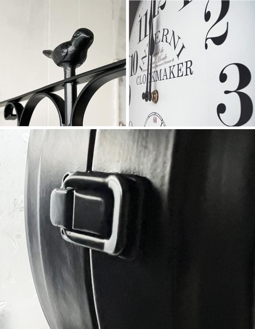 MANBO-ANA 両面電波時計 黒