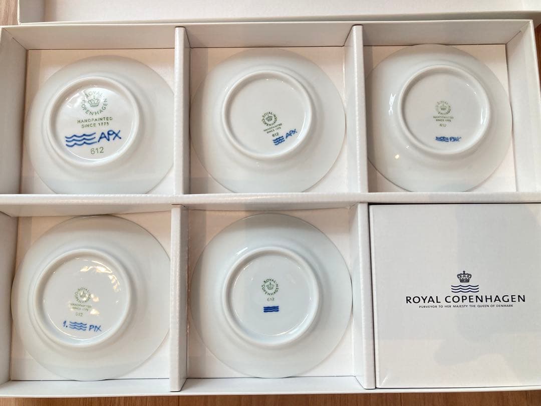 ロイヤルコペンハーゲン ミニプレート５枚セット
