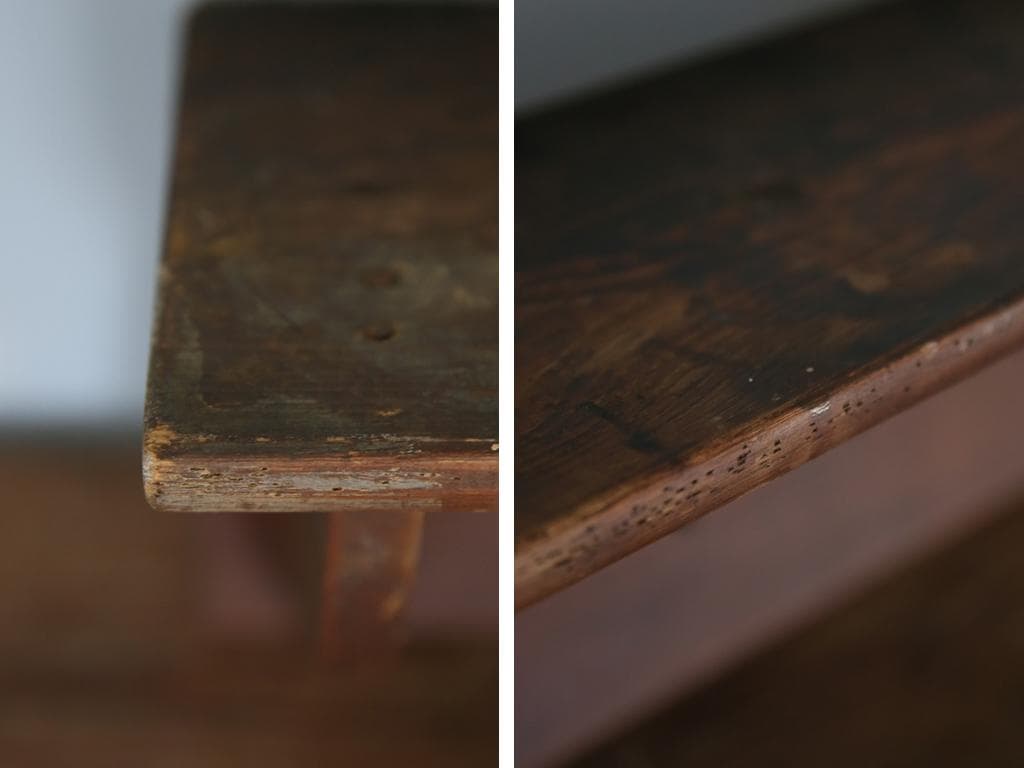 フランスアンティーク木製ウォールフック/シェルフ/壁掛けラック(90-55)