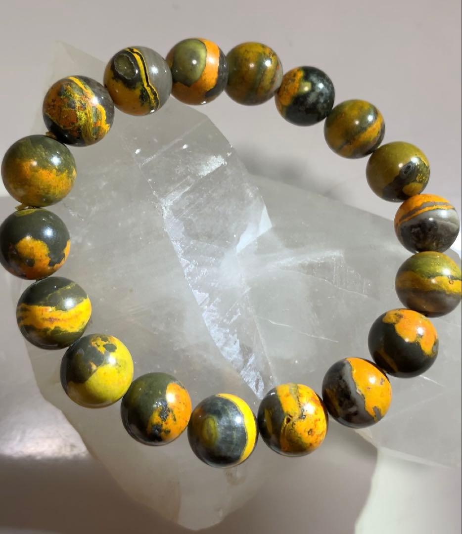 夢の実現をサポートするパワー❣️★激レア★ バンブルビージャスパー　ブレスレット