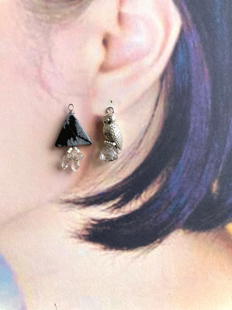 no.020 梟と雪山と氷のフリンジ