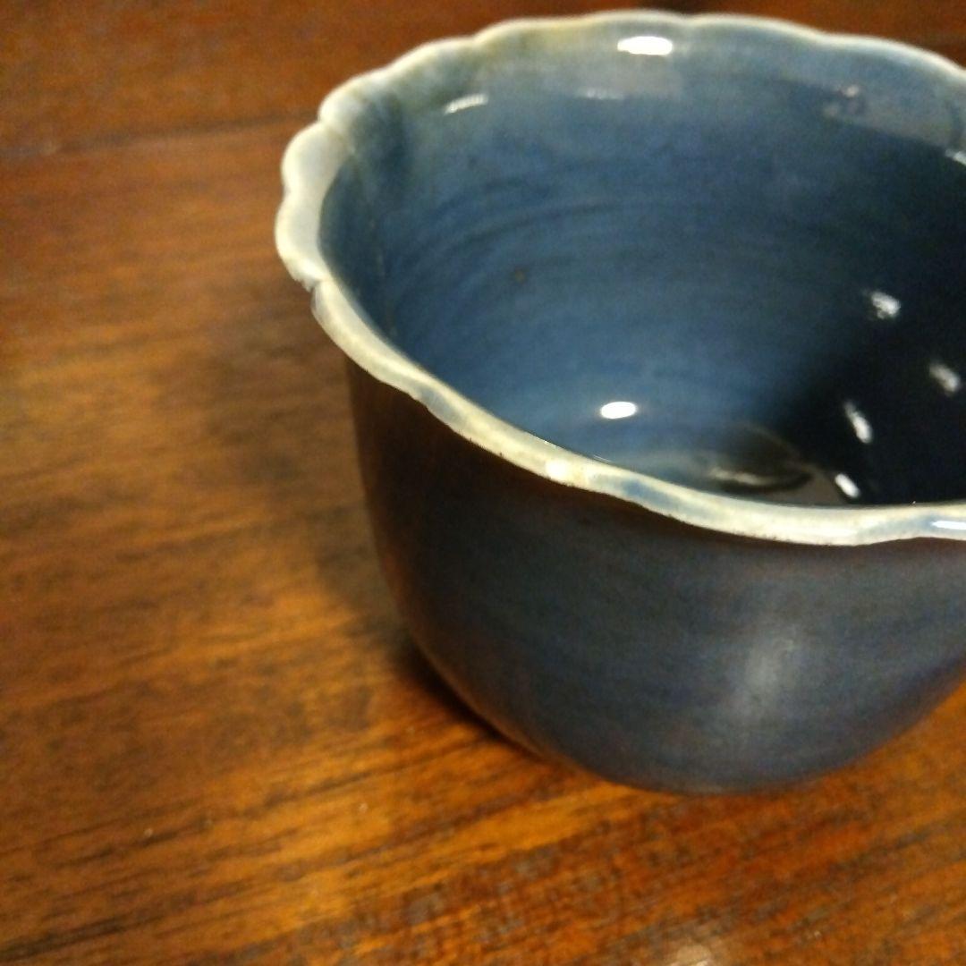 古伊万里　瑠璃釉　向付け　２個 16000円→15000円