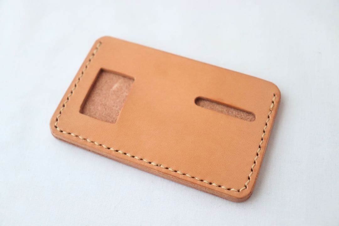 栃木ヌメ革 マイナンバーカード・運転免許証ケース両面使用 2150円