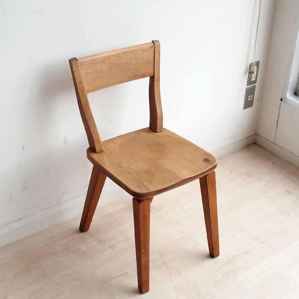 イクスス/ikususu アルダー無垢材 ダイニングチェア A ZR24261