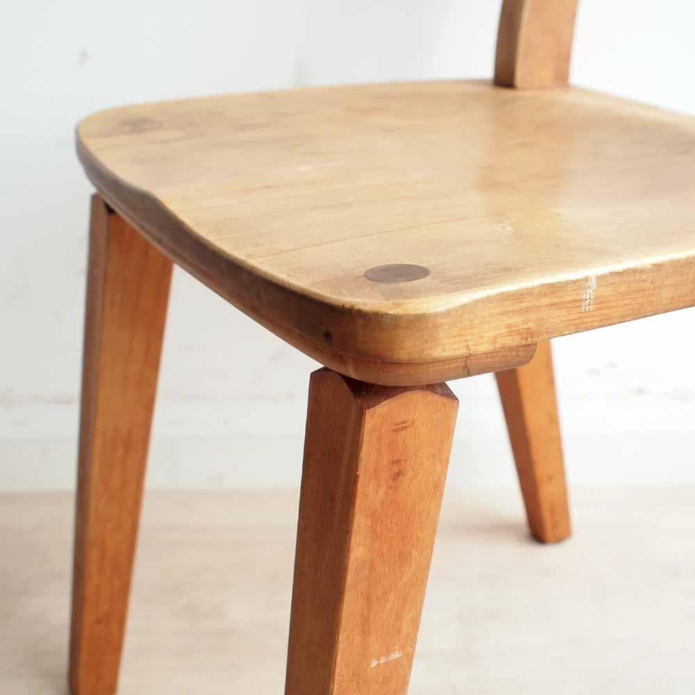 イクスス/ikususu アルダー無垢材 ダイニングチェア A ZR24261