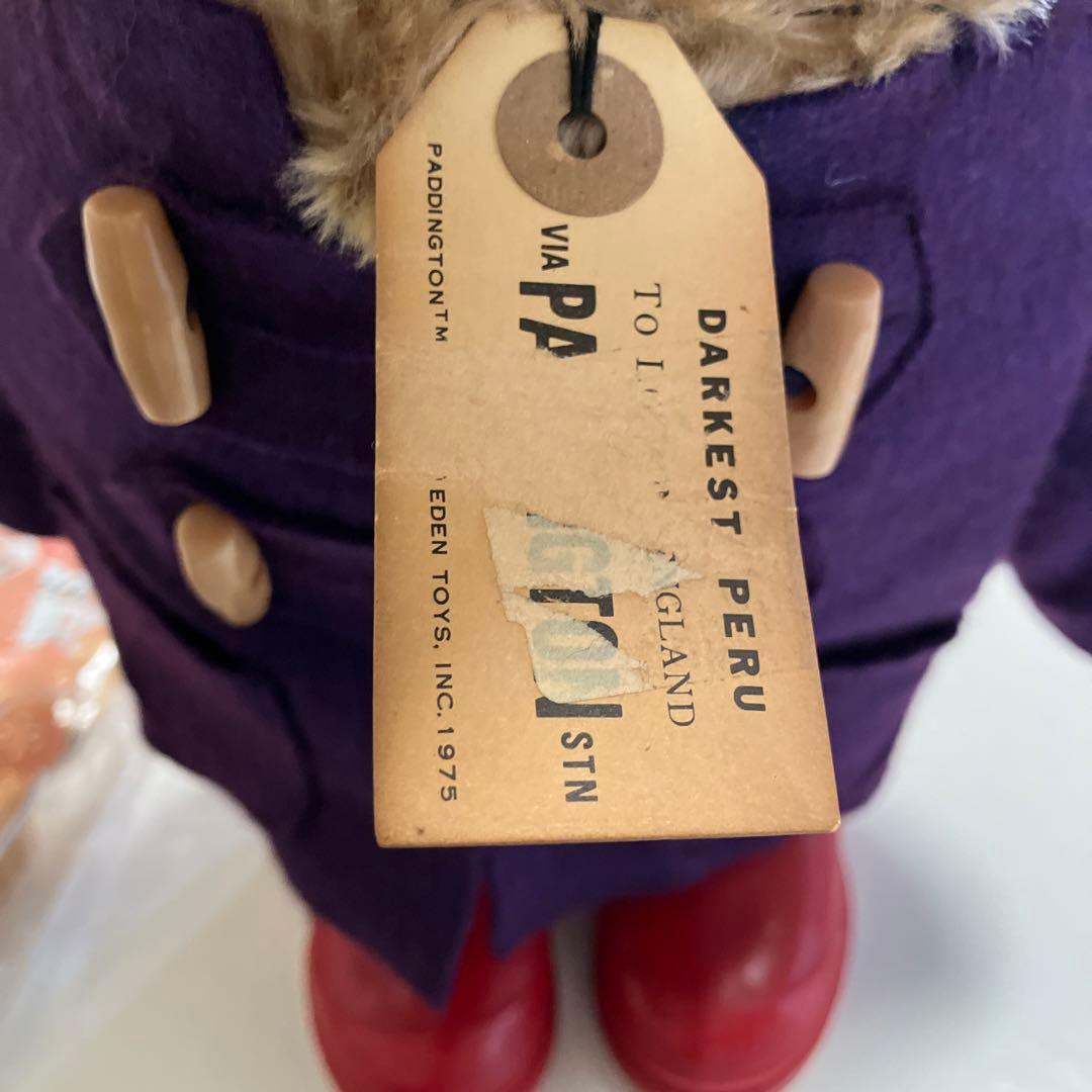 Eden社製 パディントンベア ぬいぐるみ ビンテージ 1980年代 - メルカリ