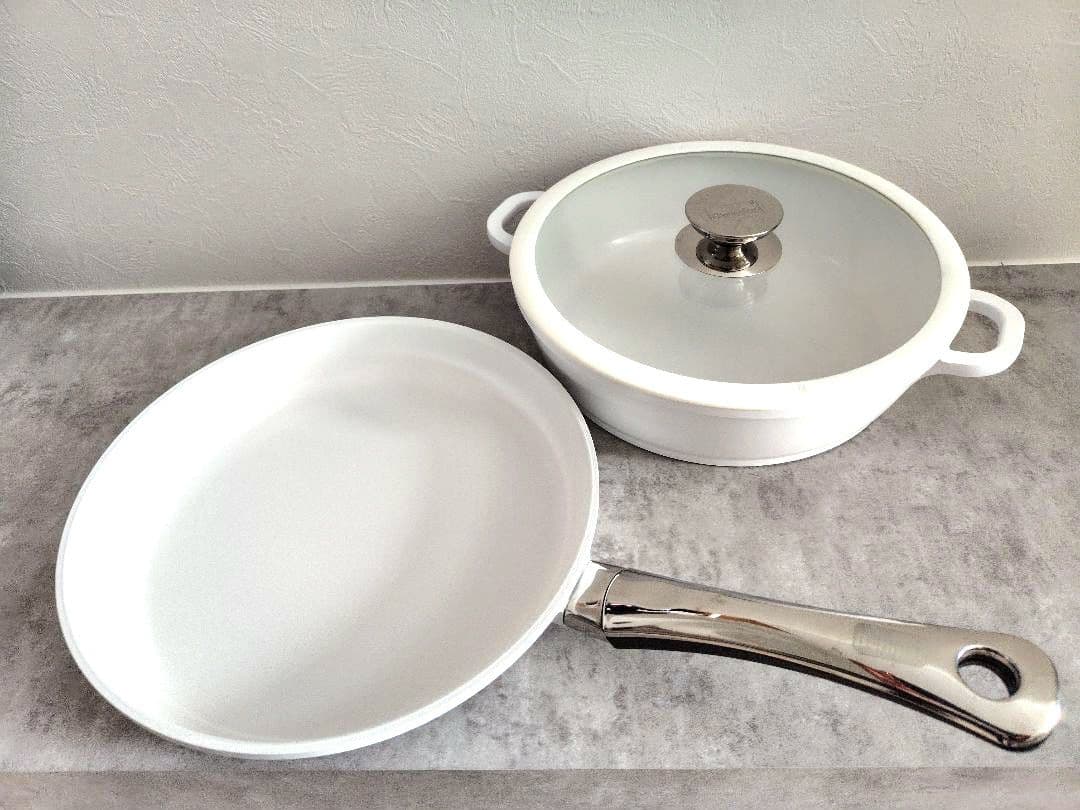 【セット】Berndes フライパン 両手浅型鍋 蓋 ドイツ バーンデス WMF