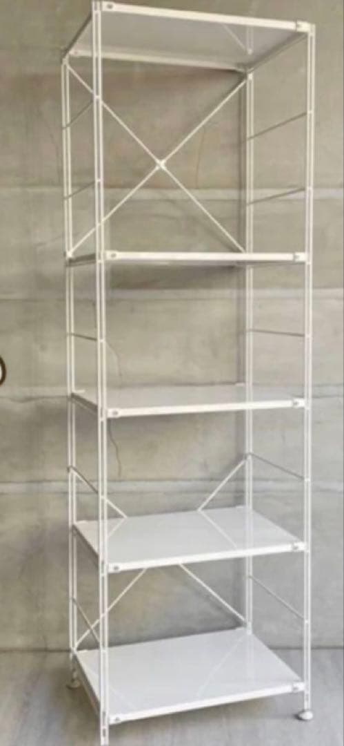 無印良品 スチールユニットシェルフ 大 ライトグレー