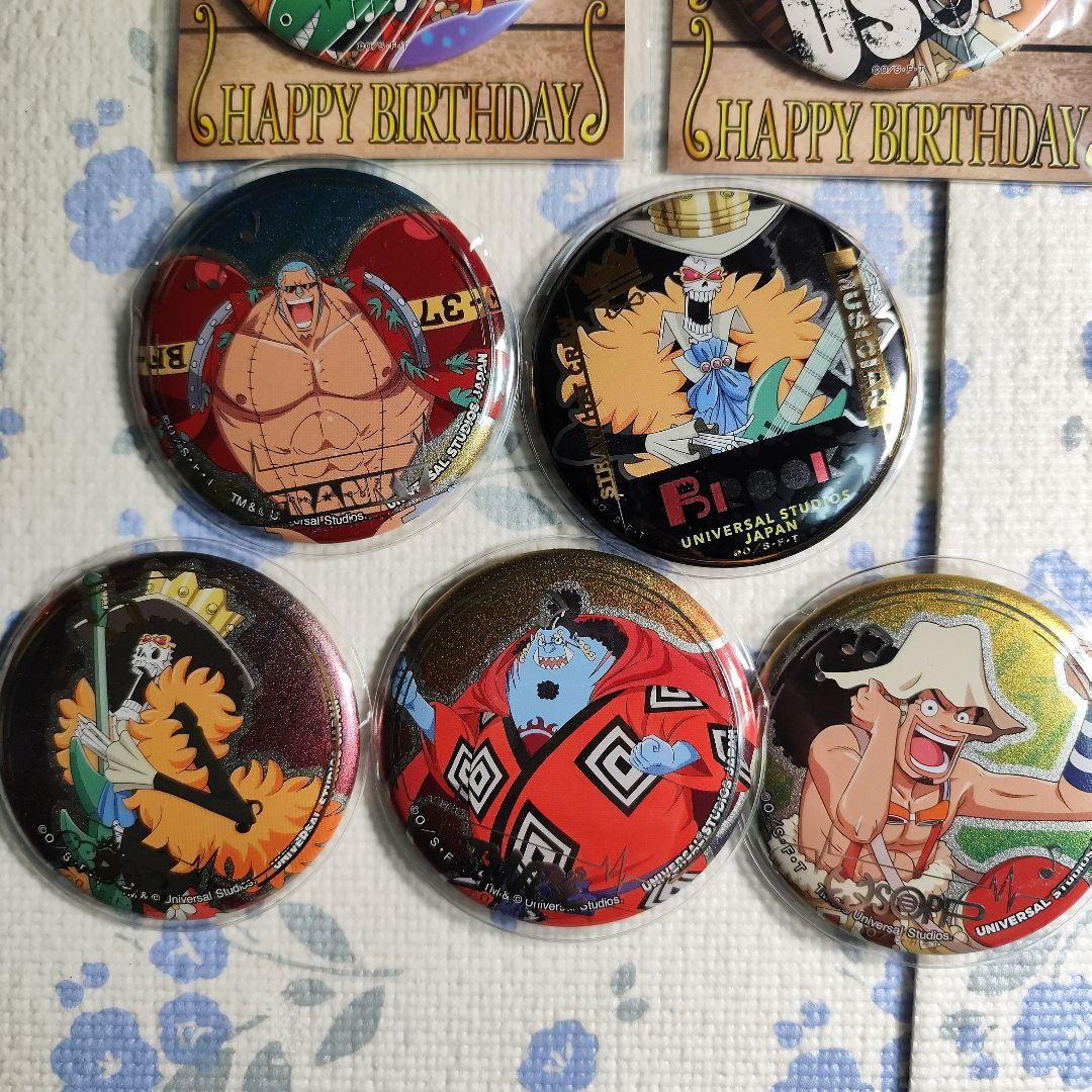 ワンピース USJ 缶バッジ バースデー缶バッジ まとめ売り - メルカリ
