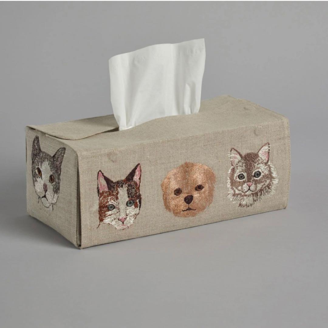 【新品】CORAL & TUSK　ティッシュカバー　Cats and Dogs