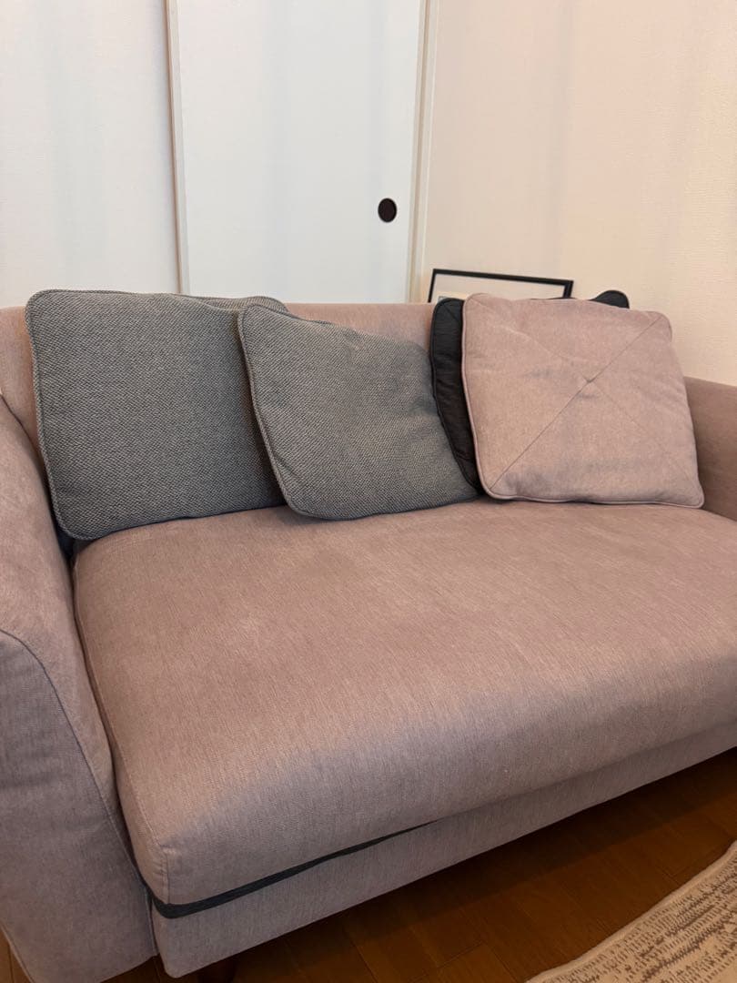 Nora 定価77000円　ネイビー　モンローソファ