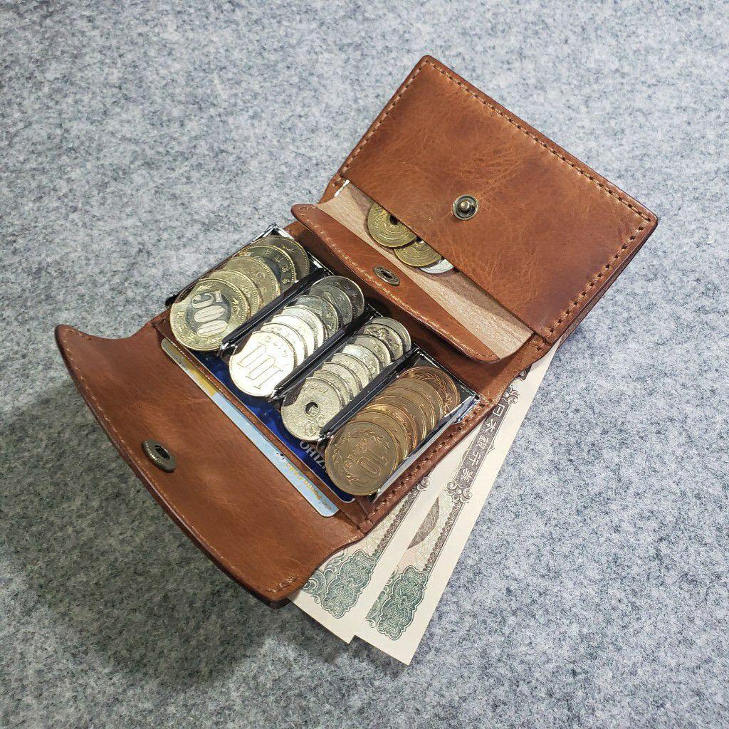 (名入れ可・色変更可)キャッチャー　財布　ハンドメイド　レザー　クラフト