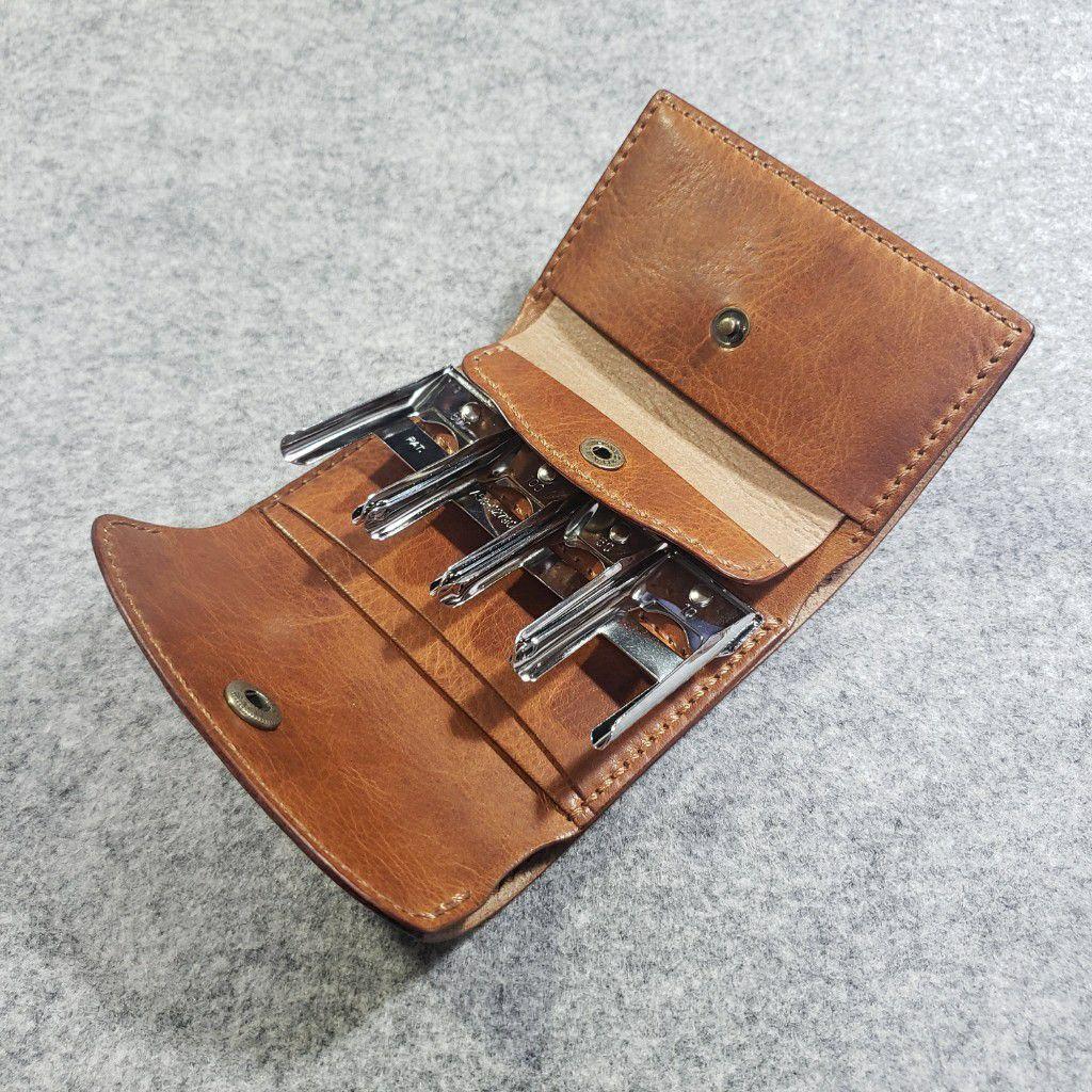 (名入れ可・色変更可)キャッチャー　財布　ハンドメイド　レザー　クラフト