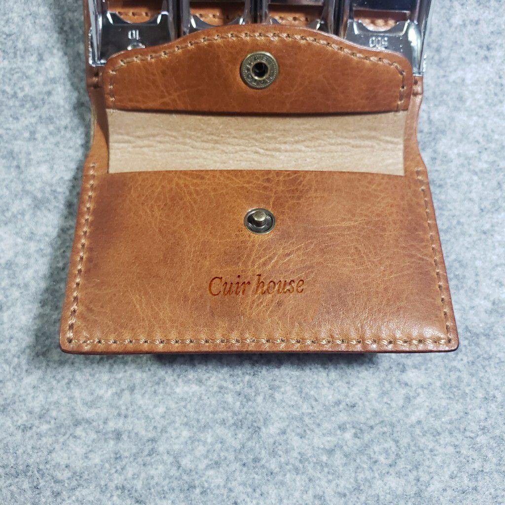 (名入れ可・色変更可)キャッチャー　財布　ハンドメイド　レザー　クラフト