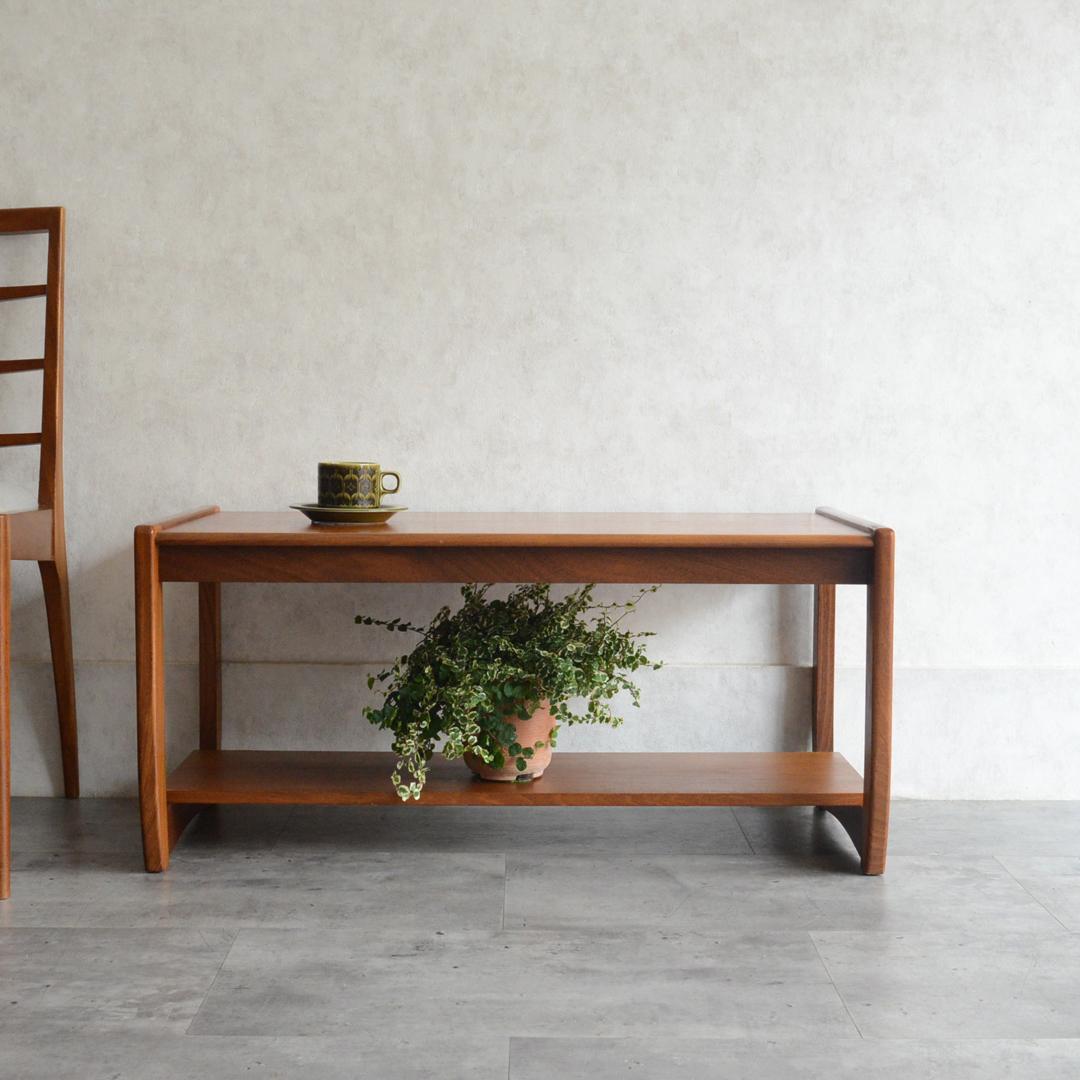 イギリスヴィンテージ ミッドセンチュリー チーク ローテーブル コーヒーテーブル