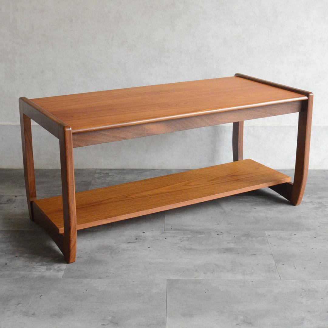 イギリスヴィンテージ ミッドセンチュリー チーク ローテーブル コーヒーテーブル