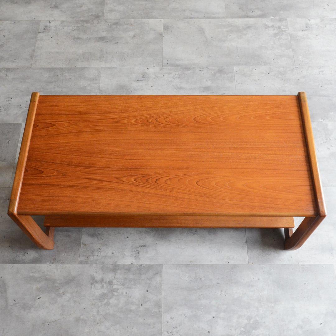 イギリスヴィンテージ ミッドセンチュリー チーク ローテーブル コーヒーテーブル