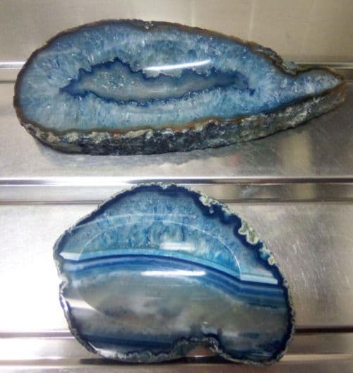 メノウ アガスターン 灰皿 H.Stern 2個セット 鉱物 鉱石 天然石