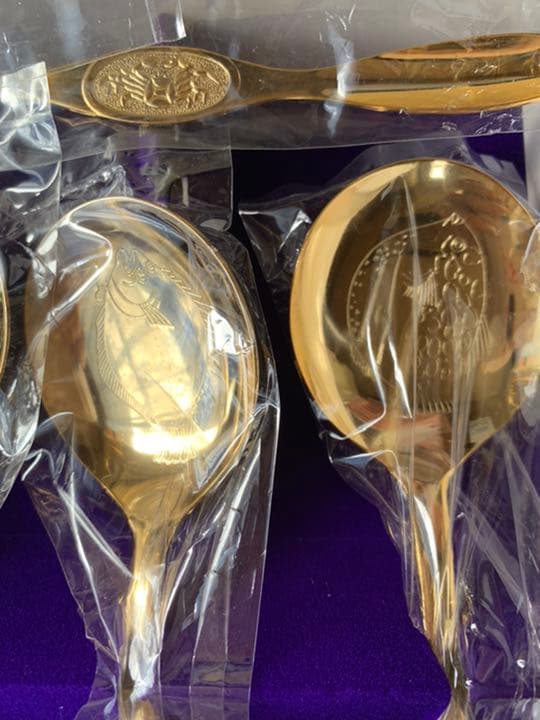 新品箱入り！高級素材　鍋　スプーン　蟹スプーン　セット　18-8金