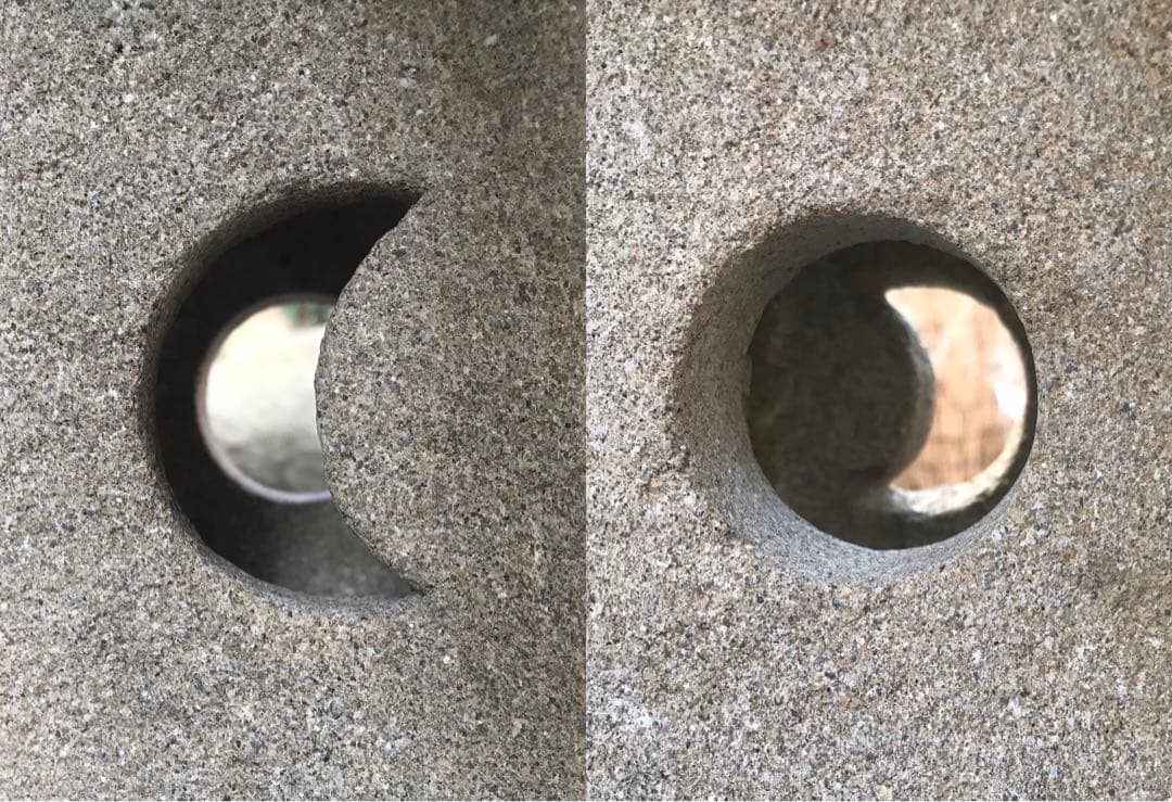 【天然自然石・石灯篭・坪庭灯篭・前庭灯篭】庭石オブジェ置物箱庭ガーデニング造園