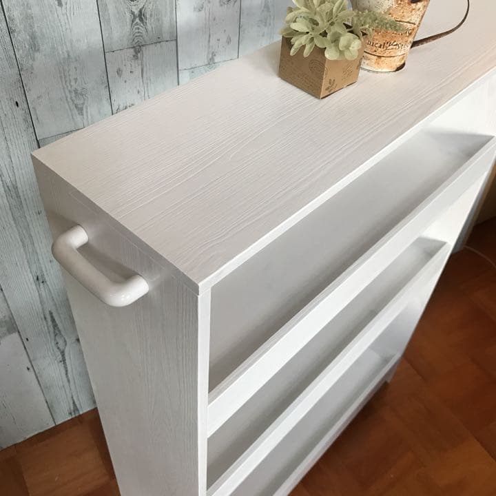 シェルフ すきま収納 幅20cm パイン集成材