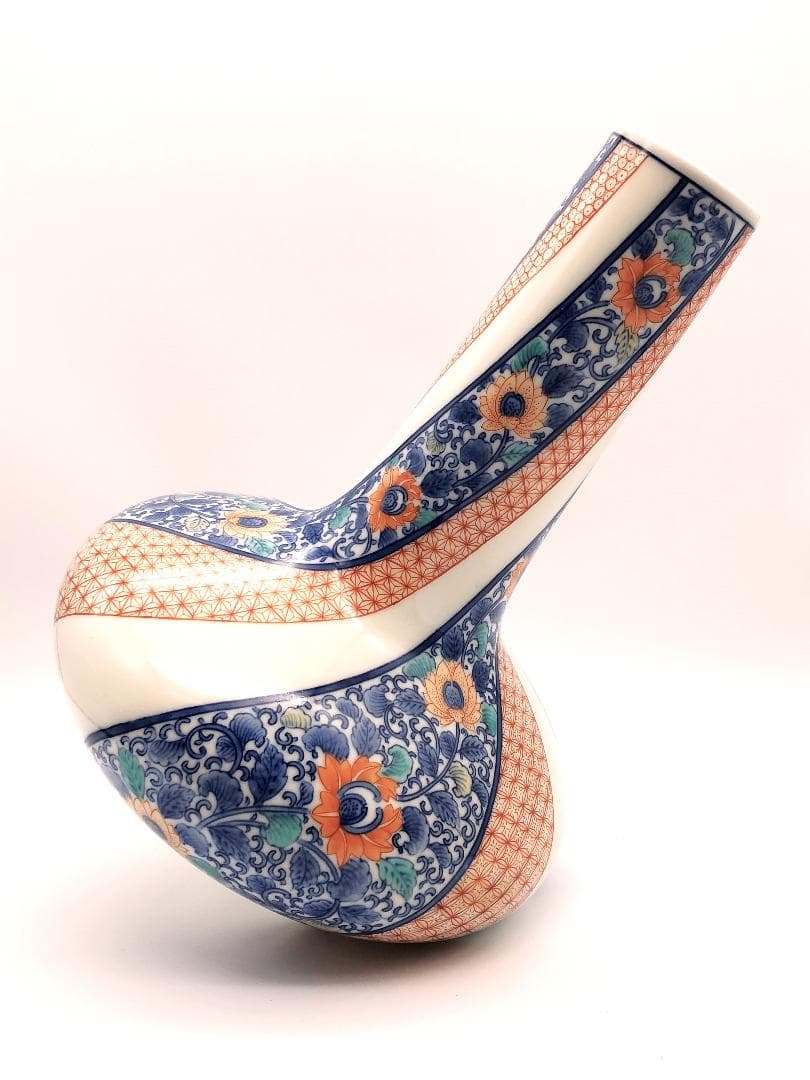 鍋島御庭焼 花生 】 捻り地紋 真正品 ご参考＠170万 - メルカリ