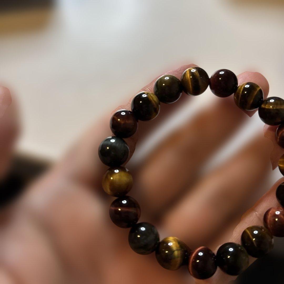 綺麗なミックスタイガーアイ！ピカピカ！ズドーンとくる！