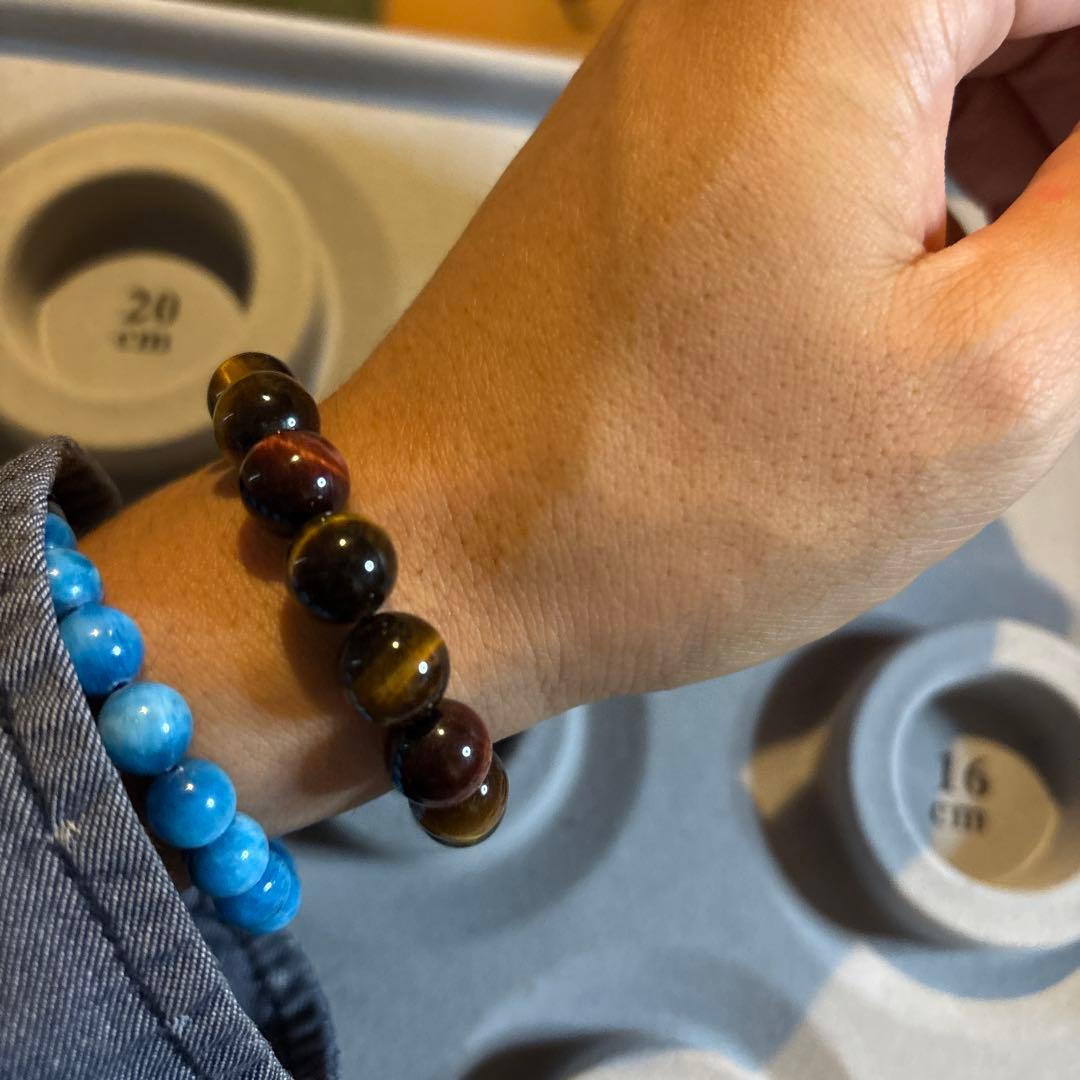 綺麗なミックスタイガーアイ！ピカピカ！ズドーンとくる！