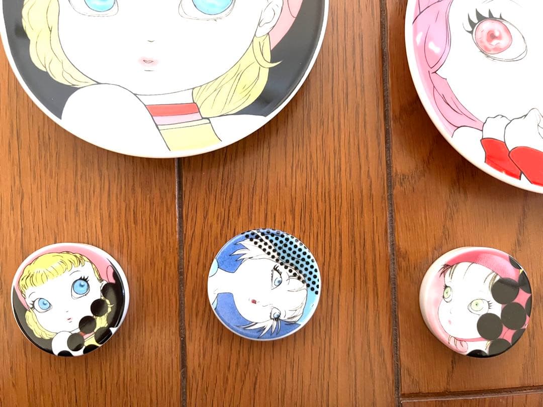 今週終了～ＣＡＮＤＹ　ＧＩＲＬの小皿＆箸置きセット　天野喜孝