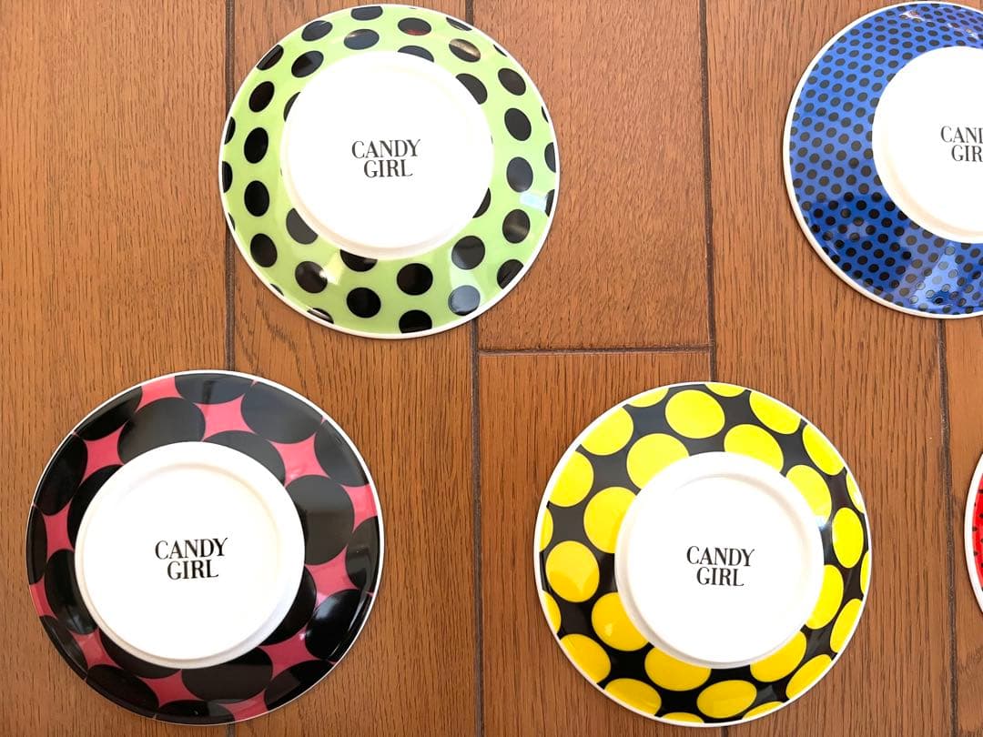 今週終了～ＣＡＮＤＹ　ＧＩＲＬの小皿＆箸置きセット　天野喜孝