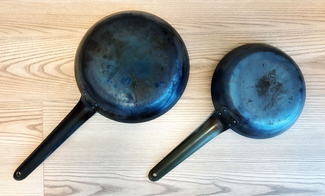 山田工業所 打ち出し 鉄フライパン26cm 22cm