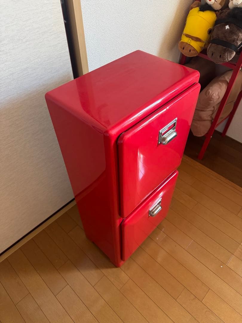 【期間限定】DULTON ゴミ箱 トラッシュカンダブルデッカー レッド red