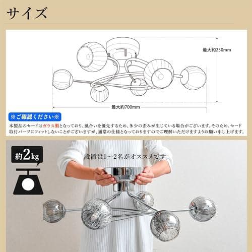 AIR CORNO エアコルノ 014 LED シーリングライト 6畳 8畳 a