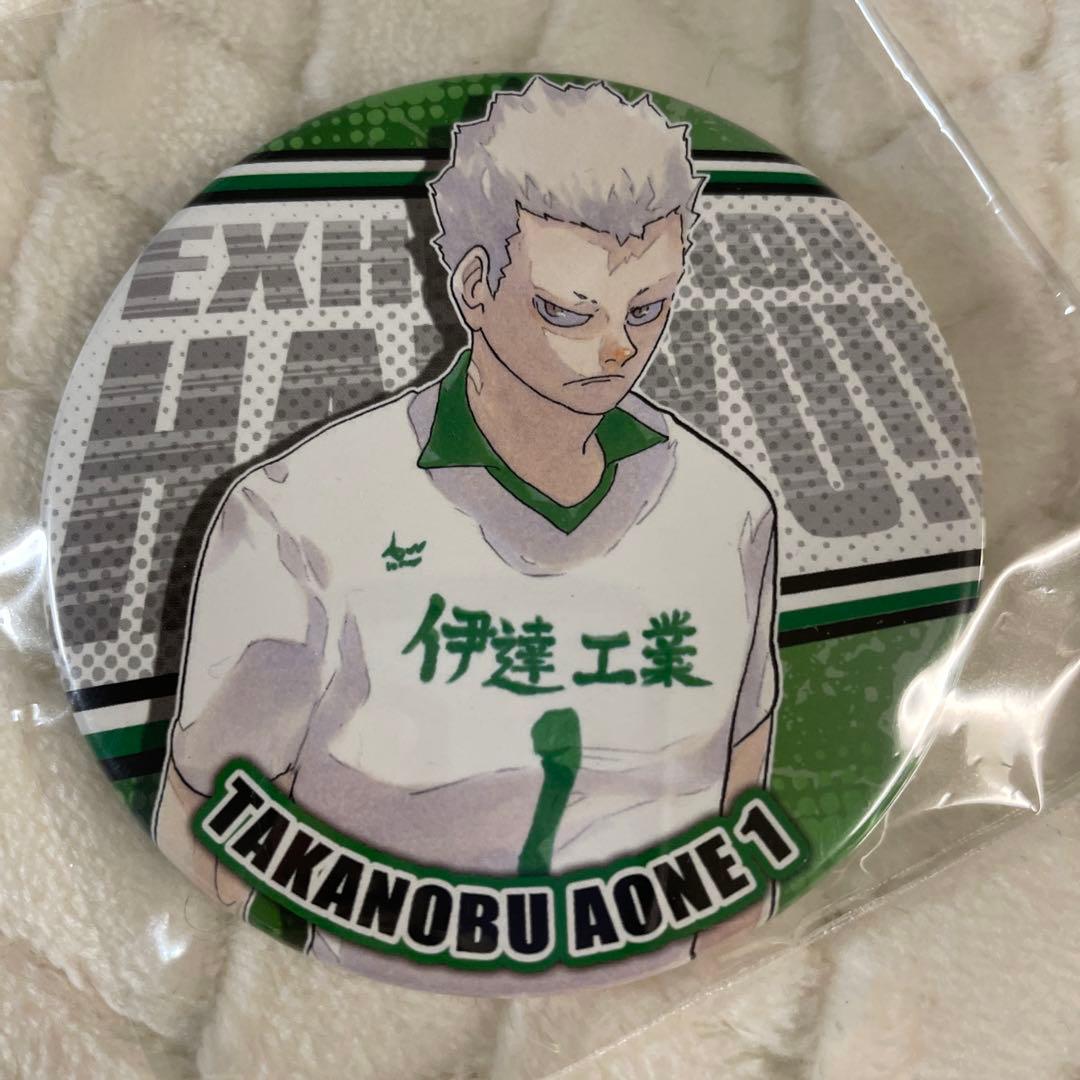 ハイキュー 伊達工業 青根 高伸 あおね 缶バッジ キーホルダー ミニ