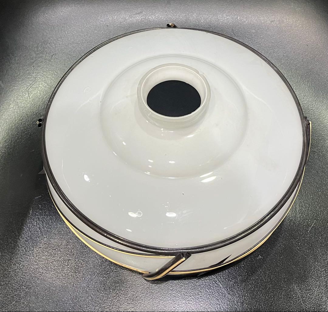 \"希少\" 電笠　シェード　ミルクガラス