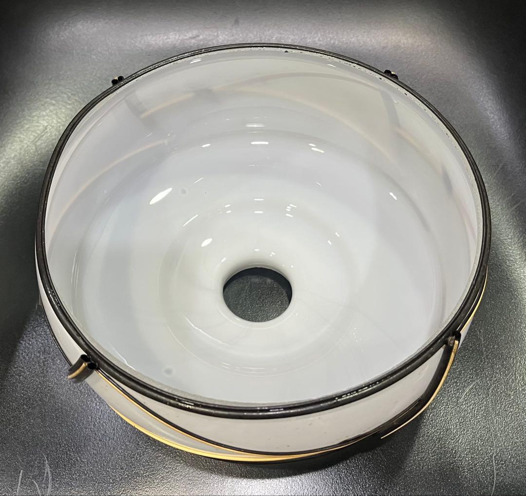 \"希少\" 電笠　シェード　ミルクガラス