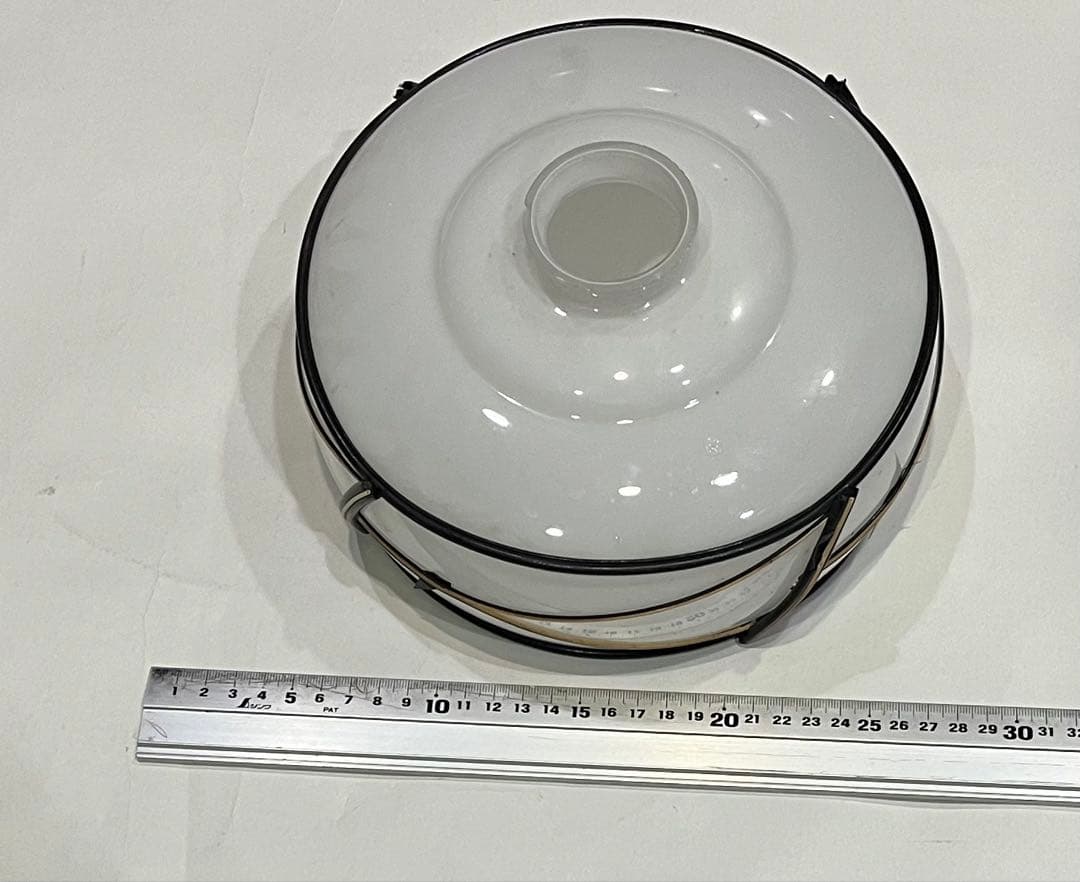 \"希少\" 電笠　シェード　ミルクガラス