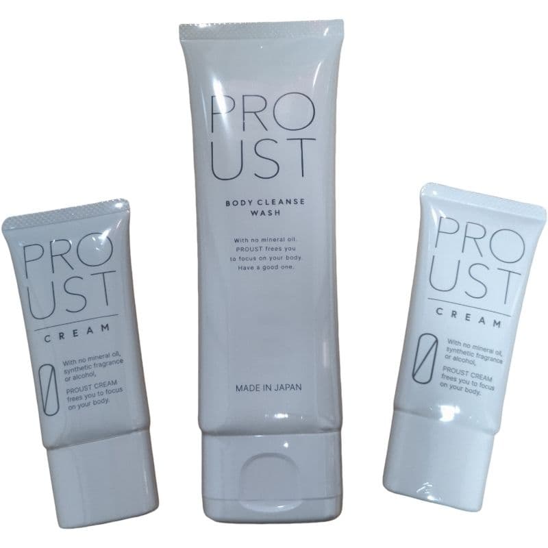 プルーストクリーム 30g2本 プルーストボディクレンジングウォッシュ 1本