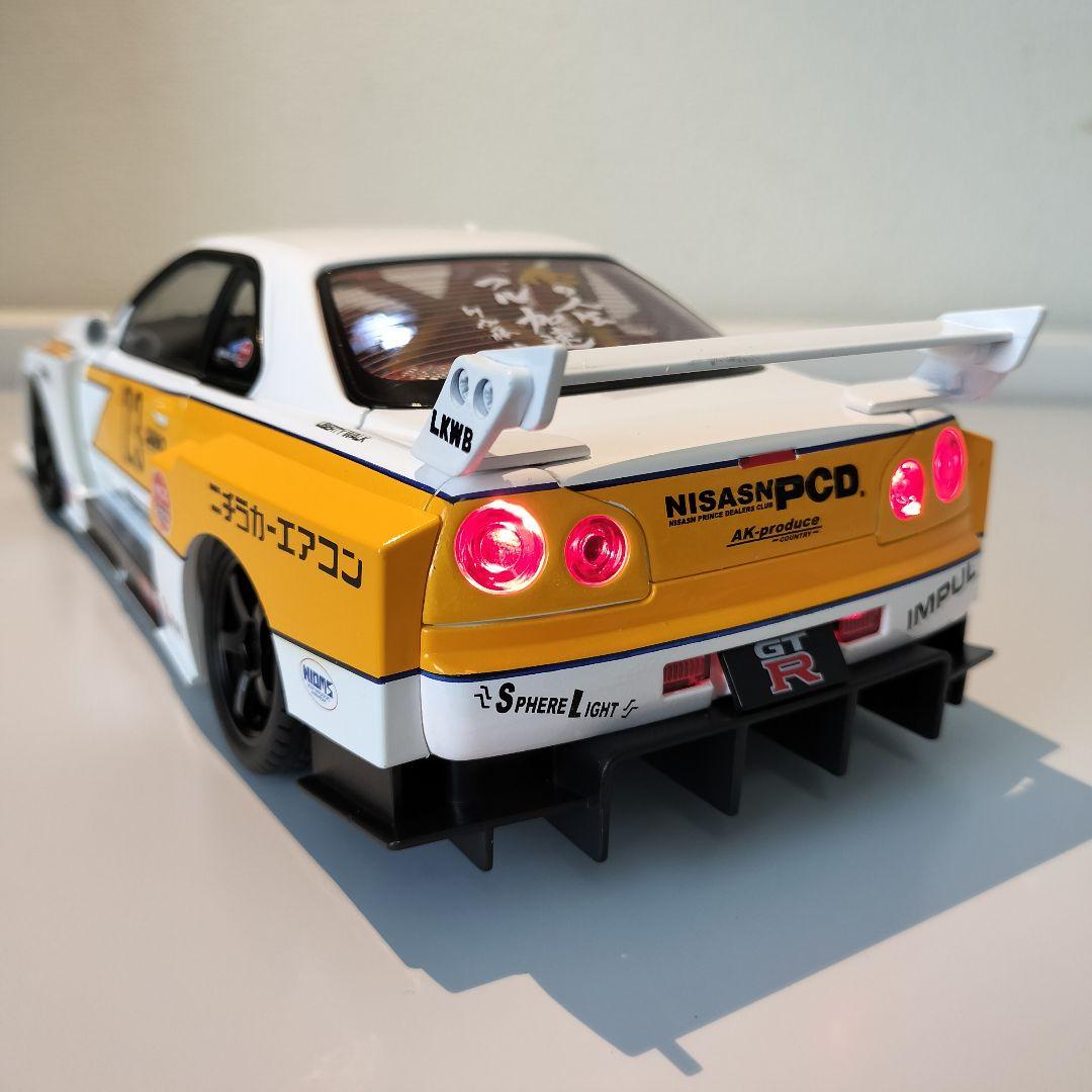 1/18 リバティーウォーク スカイライン GTR R34 ダイキャストミニカー