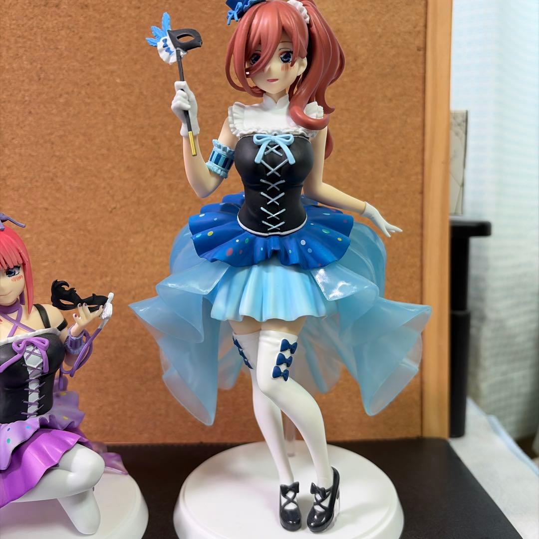 五等分の花嫁　ひこくじB.C賞 中野二乃&中野三玖フィギュア　セット